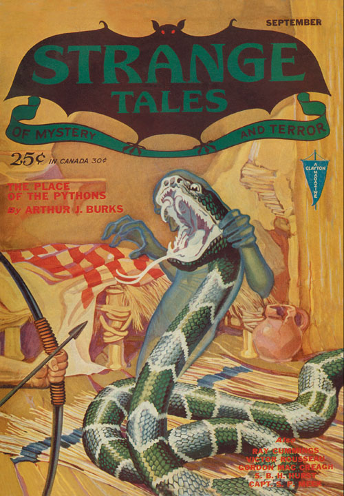Strange Tales September 1931