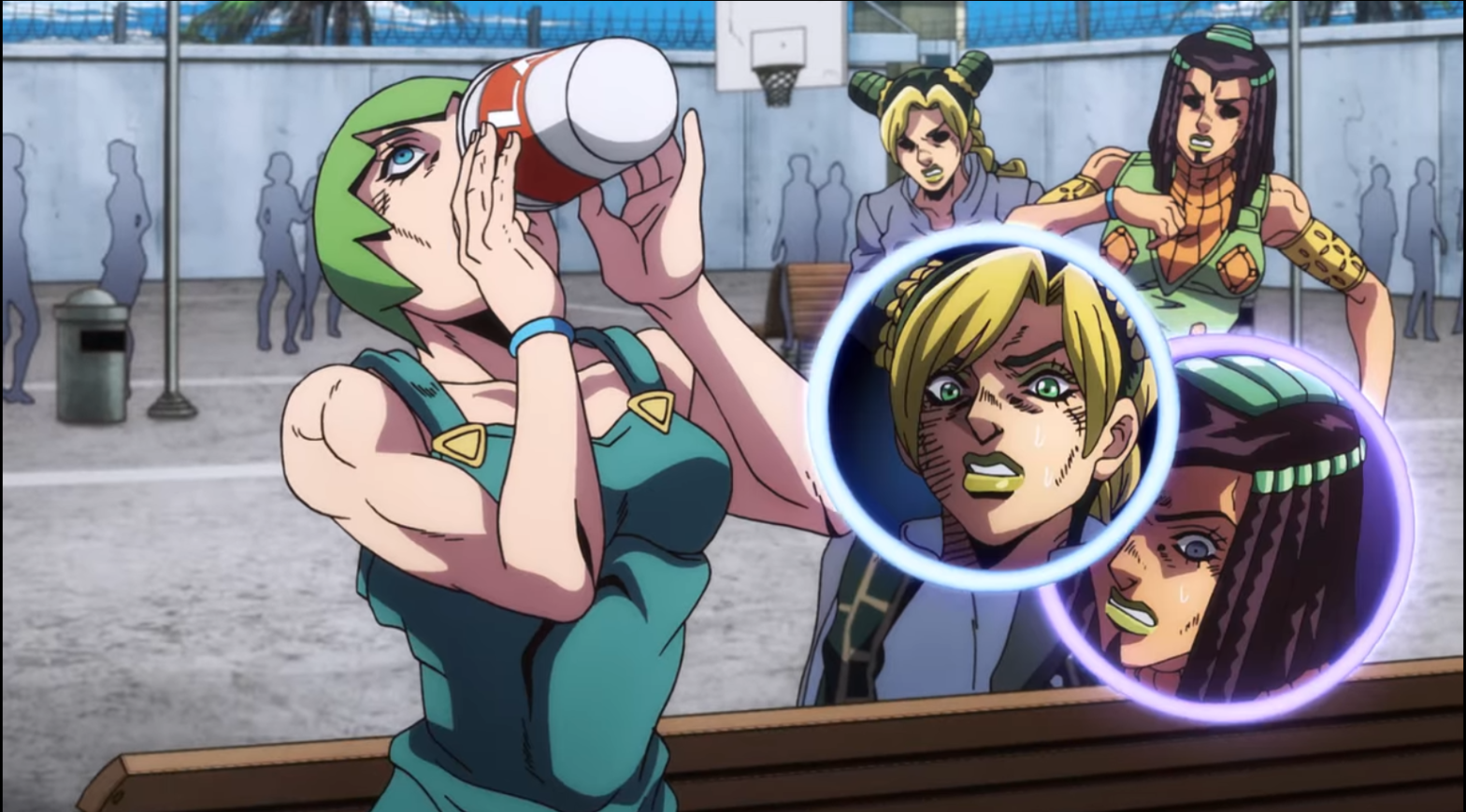 What is the ending song to the Stone Ocean anime and who performs it?